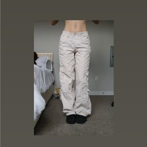 Beige Cargo Pants